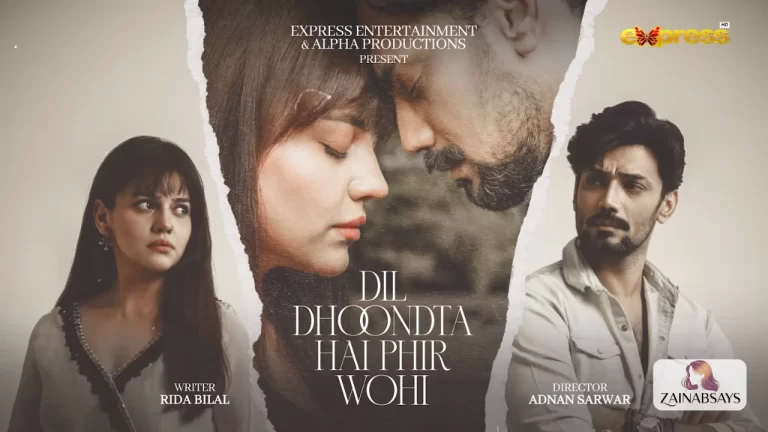 Dil Dhoondta Hai Phir Wohi Drama Cast