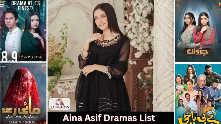 Aina Asif Dramas List